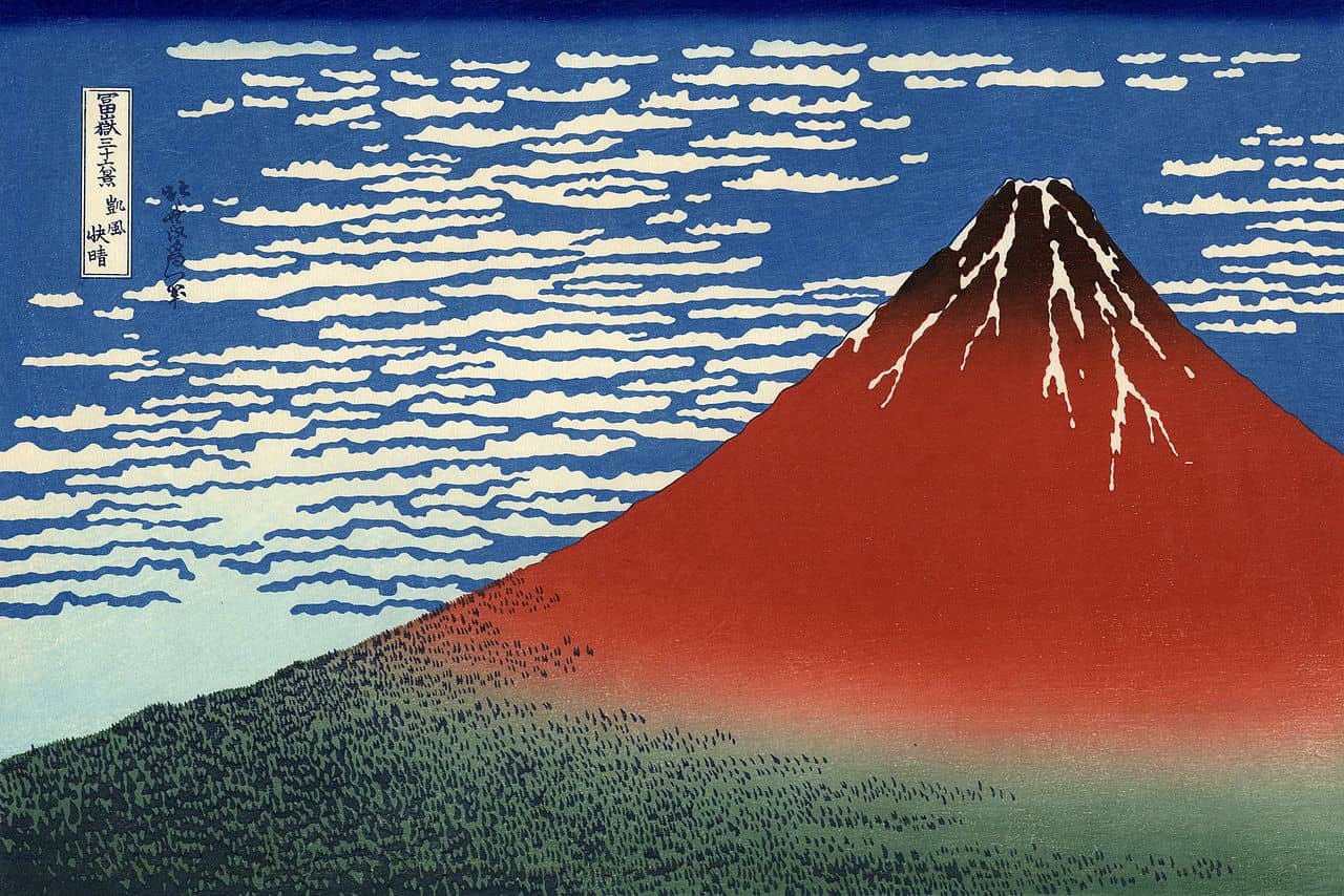 Hokusai's Fine Wind