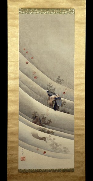 Ducks (1847), ukiyo-e