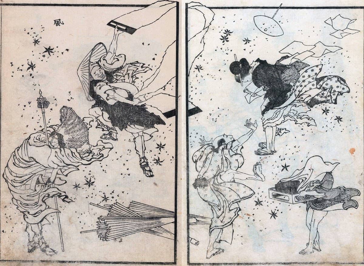 Hokusai Manga, ukiyo-e