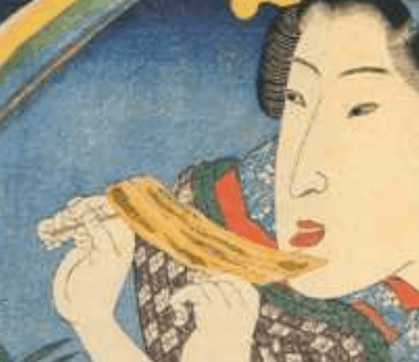 How to draw ukiyo-e series - Grilled eel from “Spring Rainbow” by Kuniyoshi Utagawa
